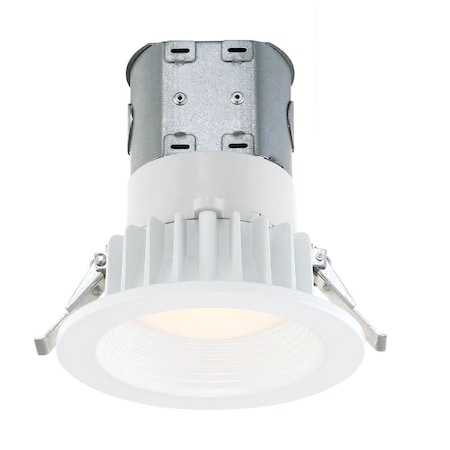 Designers Fountain Easy Up 4 inch White Integrated LED Recessed Kit EV407943WH50